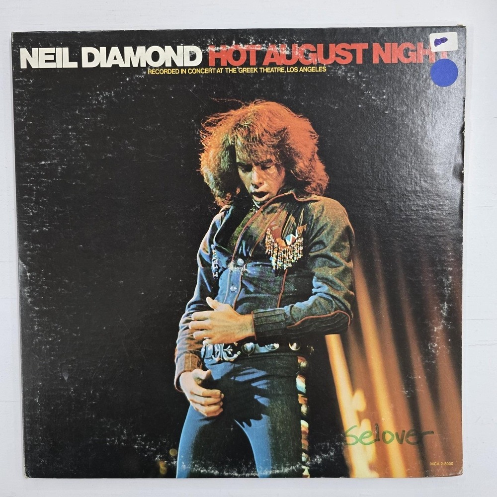 Neil Diamond Hot August Night LP VG+/VG Classic Rock 1972 Vinyl